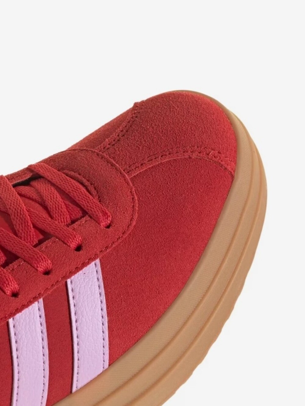 adidas 9.5 Women’s Scarlet VL Court Bold with Lilac - Picture 5 of 7